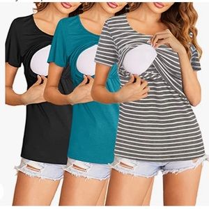 Set of 3 Nursing tops